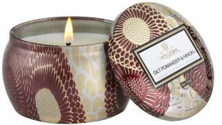 Voluspa - vonná svíčka JAPONICA GILT POMANDER & HINOKI (Pozlacený pomeranč a cypřišek Hinoki) 113 g