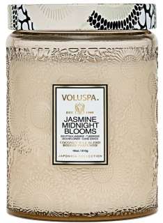 Voluspa - vonná svíčka JASMINE MIDNIGHT BLOOMS (Půlnoční květy jasmínu) 510 g