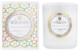 Voluspa - vonná svíčka Maison Blanc WILDFLOWERS (Divoké květy) 270g