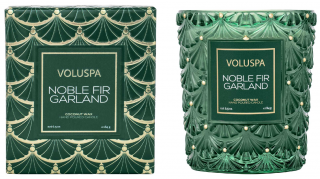 Voluspa - vonná svíčka NOBLE FIR GARLAND (Vznešená jedlová girlanda) 184 g