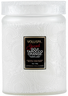 Voluspa - vonná svíčka SPICED GOJI TAROCCO ORANGE (Kořeněné goji a tarocco pomeranč) 453 g