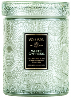 Voluspa - vonná svíčka WHITE CYPRESS (Bílý cypřiš) 156 g