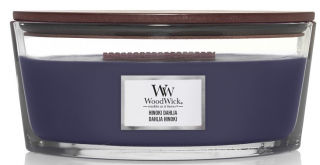 WoodWick - vonná svíčka HINOKI DAHLIA (Hinoki a jiřina) 453,6 g