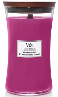 WoodWick - vonná svíčka WILD BERRY & BEETS (Lesní ovoce a řepa) 609 g