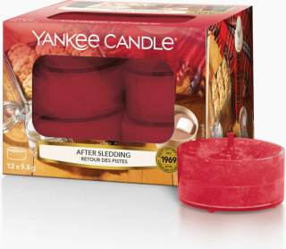 Yankee Candle - čajové svíčky AFTER SLEDDING (Po sáňkovačce) 12 ks