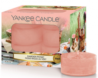 Yankee Candle - čajové svíčky GARDEN PICNIC (Zahradní piknik) 12 ks