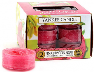 Yankee Candle - čajové svíčky PINK DRAGONFRUIT (Růžový dračí plod) 12 ks