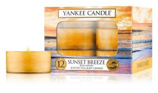 Yankee Candle - čajové svíčky SUNSET BREEZE (Vánek při západu slunce) 12 ks