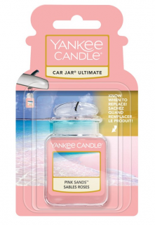 Yankee Candle - gelová visačka do auta PINK SANDS (Růžové písky)