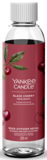 Yankee Candle - náhradní náplň do difuzéru s tyčinkami BLACK CHERRY (Zralé třešně) 200 ml