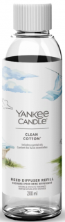 Yankee Candle - náhradní náplň do difuzéru s tyčinkami CLEAN COTTON (Čistá bavlna) 200 ml