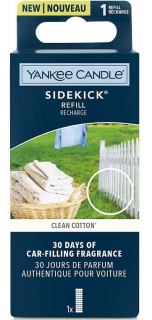 Yankee Candle - náhradní náplň do difuzéru SIDEKICK CLEAN COTTON (Čistá bavlna)