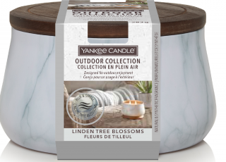 Yankee Candle - outdoor vonná svíčka LINDEN TREE BLOSSOMS (Lipové květy) 283 g