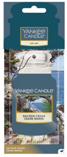 Yankee Candle - papírová visačka BAYSIDE CEDAR (Pobřežní cedr)