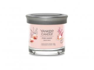 Yankee Candle Signature tumbler - vonná svíčka PINK SANDS (Růžové písky) 122 g