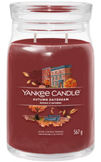Yankee Candle Signature - vonná svíčka AUTUMN DAYDREAM (Podzimní denní snění) 567 g