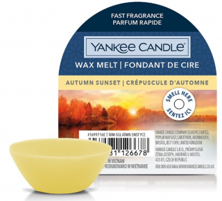 Yankee Candle Signature - vonný vosk AUTUMN SUNSET (Podzimní západ slunce) 22 g