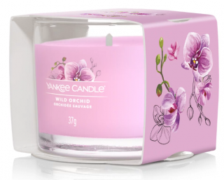 Yankee Candle Signature - votivní svíčka ve skle WILD ORCHID (Divoká orchidej) 37 g