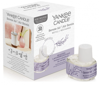 Yankee Candle - vonná náplň do difuzéru Serene Air Lavender & Sea Salt (Levandule a Mořská sůl) 17 ml