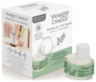 Yankee Candle - vonná náplň do difuzéru Serene Air Restorative Hinoki & Juniper (Posilující hinoki a jalovec) 17 ml