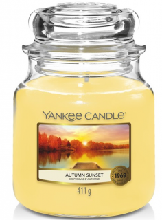 Yankee Candle - vonná svíčka AUTUMN SUNSET (Podzimní západ slunce) 411 g