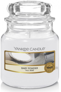 Yankee Candle - vonná svíčka BABY POWDER (Dětský pudr) 104 g