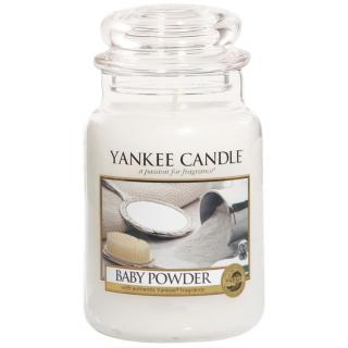 Yankee Candle - vonná svíčka BABY POWDER (Dětský pudr) 623 g