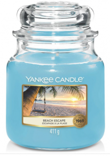 Yankee Candle - vonná svíčka BEACH ESCAPE (Únik na pláž) 411 g