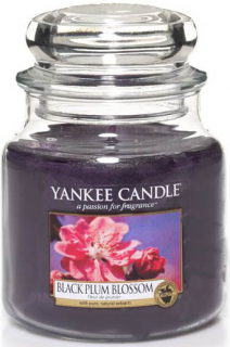 Yankee Candle - vonná svíčka BLACK PLUM BLOSSOM (Květ černé švěstky) 411 g