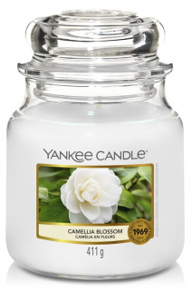 Yankee Candle - vonná svíčka CAMELLIA BLOSSOM (Květ Kamélie) 411 g