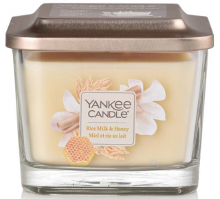 Yankee Candle - vonná svíčka Elevation RICE MILK & HONEY (Rýžové mléko s medem) 347 g