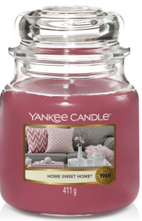Yankee Candle - vonná svíčka HOME SWEET HOME (Ó sladký domove) 411 g