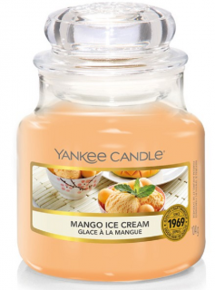 Yankee Candle - vonná svíčka MANGO ICE CREAM (Mangová zmrzlina) 104 g