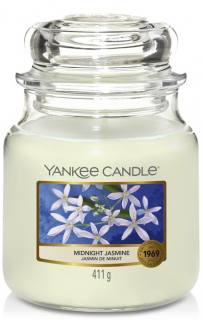 Yankee Candle - vonná svíčka MIDNIGHT JASMINE (Půlnoční jasmín) 411 g