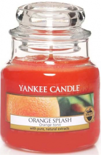 Yankee Candle - vonná svíčka ORANGE SPLASH (Pomerančová šťáva) 104 g