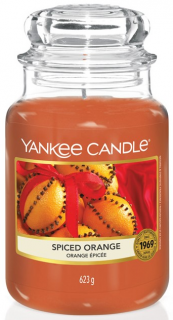 Yankee Candle - vonná svíčka SPICED ORANGE (Pomeranč se špetkou koření) 623 g