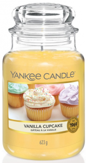 Yankee Candle - vonná svíčka VANILLA CUPCAKE (Vanilkový cupcake) 623 g