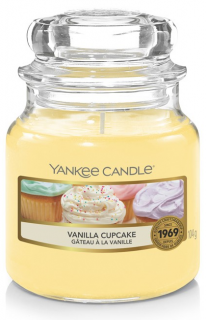 Yankee Candle - vonná svíčka VANILLA CUPCAKE (Vanilkový košíček) 104 g