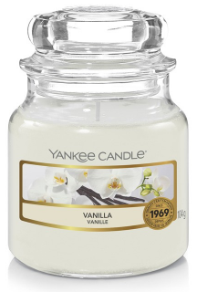 Yankee Candle - vonná svíčka VANILLA (Vanilka) 104 g