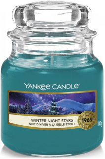 Yankee Candle - vonná svíčka WINTER NIGHT STARS (Hvězdy zimní noci) 104 g