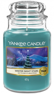 Yankee Candle - vonná svíčka WINTER NIGHT STARS (Hvězdy zimní noci) 623g