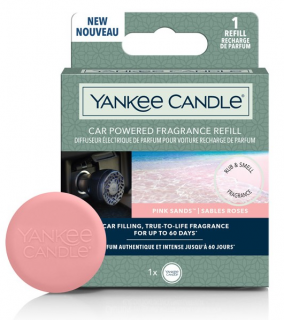 Yankee Candle - vonný difuzér do zapalovače PINK SANDS (Růžové písky) - náhradní náplň