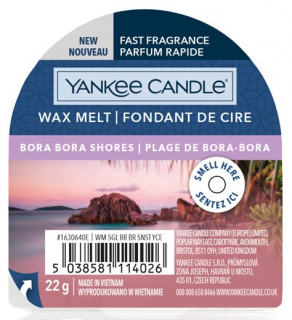 Yankee Candle - vonný vosk do aromalampy BORA BORA SHORES (Pobřeží Bora Bora) 22 g