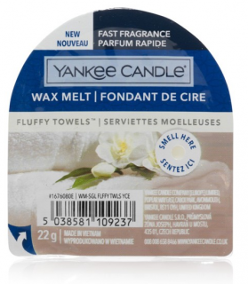 Yankee Candle - vonný vosk do aromalampy FLUFFY TOWELS (Nadýchané osušky) 22 g