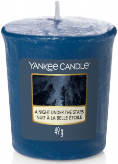 Yankee Candle - votivní svíčka A NIGHT UNDER THE STARS (Noc pod hvězdami) 49 g