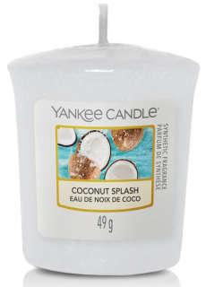 Yankee Candle - votivní svíčka COCONUT SPLASH (Kokosové osvěžení) 49 g