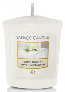 Yankee Candle - votivní svíčka FLUFFY TOWELS (Nadýchané osušky) 49 g