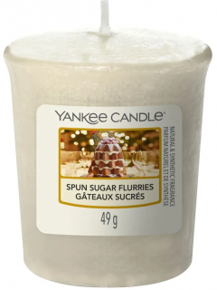 Yankee Candle - votivní svíčka SPUN SUGAR FLURRIES (Vířící závěje cukru) 49 g