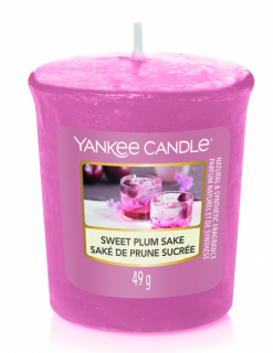 Yankee Candle - votivní svíčka SWEET PLUM SAKE (Sladké švestkové Saké) 49g