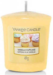 Yankee Candle - votivní svíčka VANILLA CUPCAKE (Vanilkový košíček) 49 g